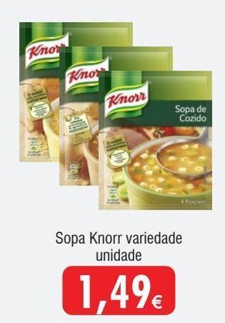 Froiz Sopa knorr promoção