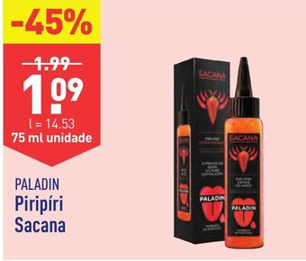 ALDI PALADIN Piripiri Sacana promoção