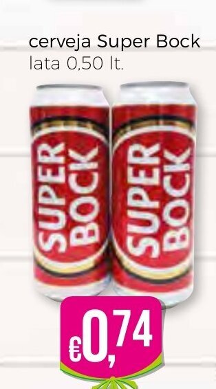 Cerveja Super Bock 0,50lt