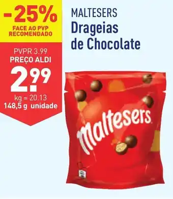 ALDI Maltesers Drageias de Chocolate promoção