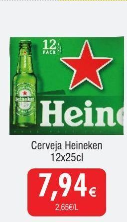 Froiz Cerveja heineken promoção