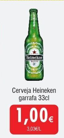 Froiz Cerveja heineken promoção