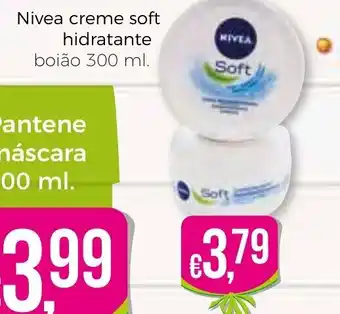 Bolama Nivea Creme Soft Hidratante 300ml promoção