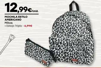 Intermarché Mochila Estilo Americano Mitos promoção