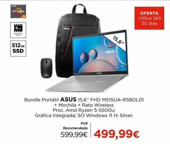 El Corte Inglés Notebook asus promoção