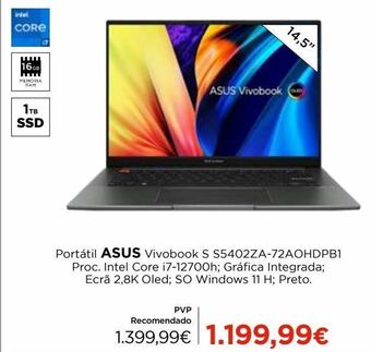 El Corte Inglés Notebook asus promoção