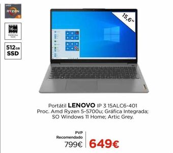 El Corte Inglés Notebook lenovo promoção