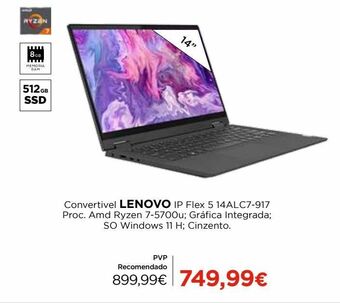 El Corte Inglés Notebook lenovo promoção