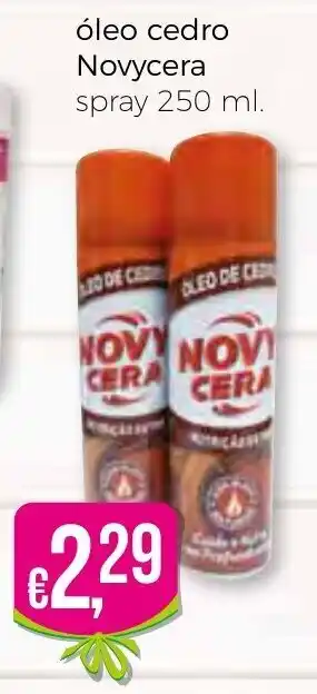 Bolama Óleo Cedro Novycera 250ml promoção