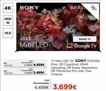 El Corte Inglés Smart tv sony promoção