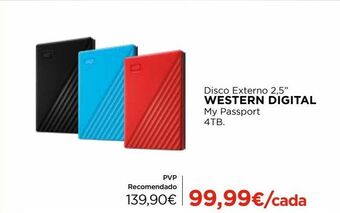 El Corte Inglés Disco externo promoção