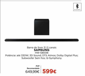El Corte Inglés Barra de som samsung promoção