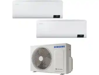 Ar condicionado samsung fjm comfort ar09+ar12txfcawkn (outlet grade a - 18+24 m² - 9000+12000 btu - branco)