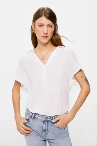 Springfield Blusa tipo polo estampada promoção