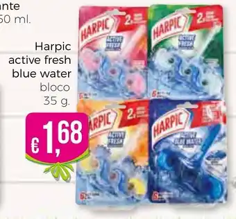 Bolama Harpic Active Fresh Blue Water 35g promoção