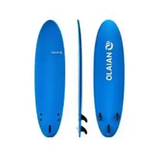 Decathlon Prancha de surf segunda vida 100 7'. inclui 1 leash e 3 quilhas promoção