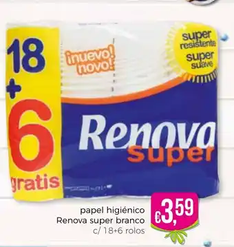Bolama Papel Higiénico Renova Super Branco promoção