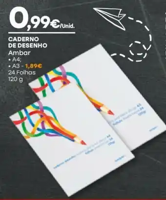 Caderno de Desenho Ambar