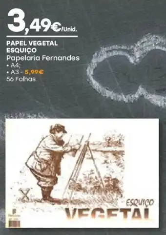 Intermarché Papel Vegetal Esquiço Papelaria Fernandes promoção