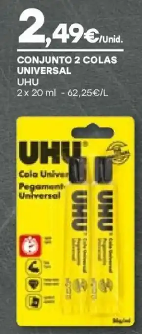 Intermarché Conjunto 2 Colas Universal UHU promoção