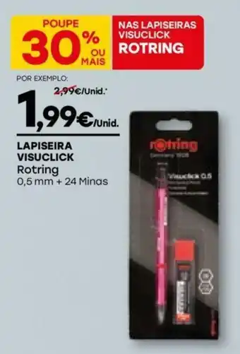 Intermarché Lapiseira Visuclick Rotring promoção