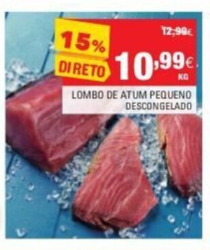 Continente Lombo de Atum Pequeno promoção