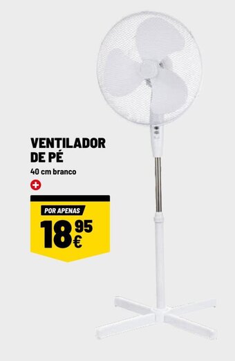 Brico Depôt VENTILADOR DE PÉ 40 cm branco promoção