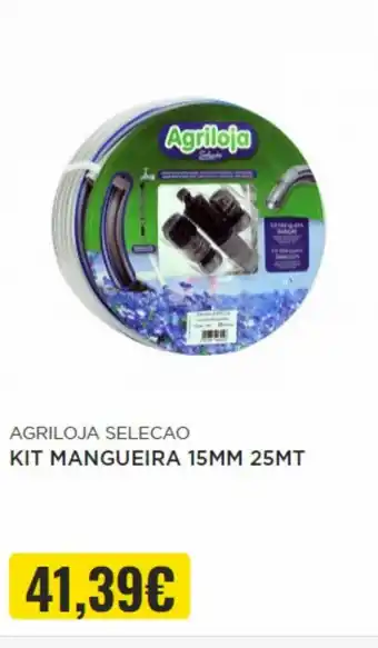 AGRILOJA SELECAO KIT MANGUEIRA 15MM 25MT