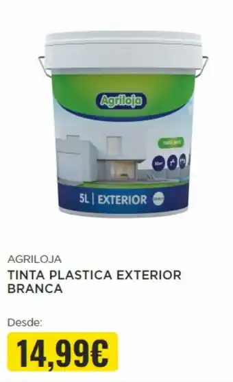 AGRILOJA TINTA PLASTICA EXTERIOR BRANCA