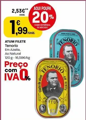 Intermarché Atum em lata tenorio promoção