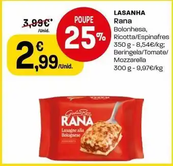 Intermarché Lasanha rana promoção