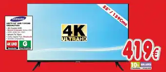 BragaJAV SAMSUNG LED TV 55" UHD 139CMS promoção