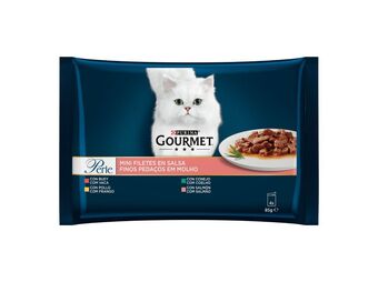 Auchan Comida húmida gato gourmet promoção