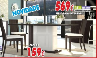 BragaJAV MESA SALA EXTENSIVEL promoção