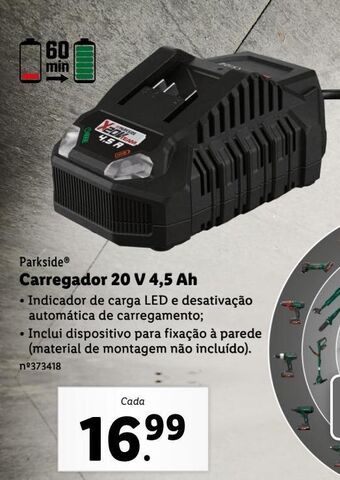 Lidl Carregador automotivo parkside promoção