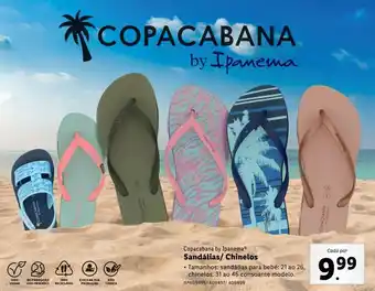 Lidl Chinelos copacabana promoção