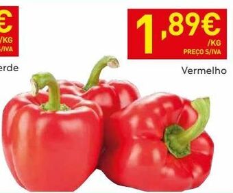 Recheio Pimentão vermelho promoção