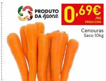 Recheio Cenouras promoção