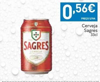 Recheio Lata de cerveja sagres promoção