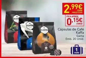 Recheio Cápsulas de café kaffa promoção