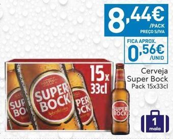 Recheio Cerveja super bock promoção