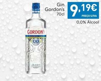Recheio Gin gordon's promoção