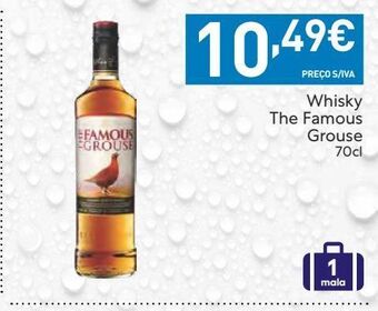 Recheio Uísque the famous grouse promoção
