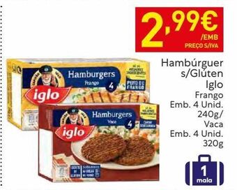 Recheio Hambúrguer iglo promoção