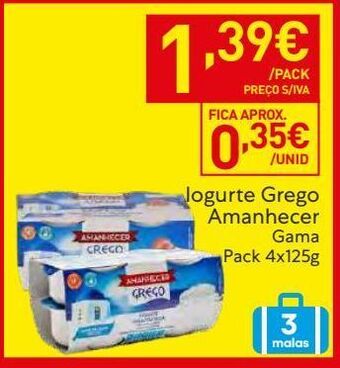 Recheio Iogurte grego amanhecer promoção