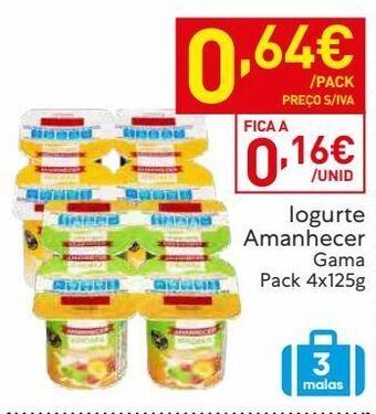 Recheio Iogurte amanhecer promoção