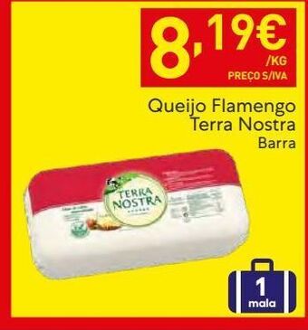 Recheio Queijo de barra terra nostra promoção