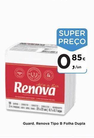 Aqui é fresco Guardanapos de papel renova promoção