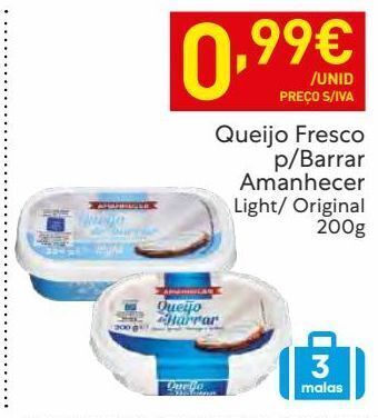 Recheio Queijo fresco amanhecer promoção