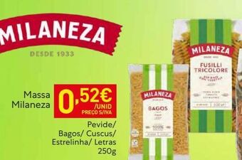 Recheio Macarrão milaneza promoção